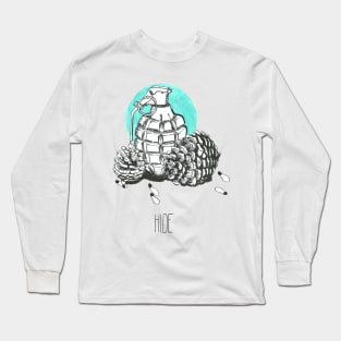 Camouflage of a grenade Long Sleeve T-Shirt